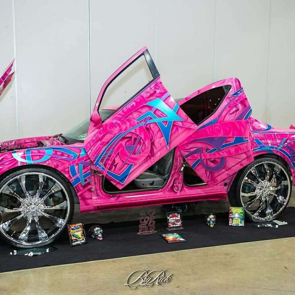 Tamco Paint HC2104 High Solids Clearcoat on Customized Car