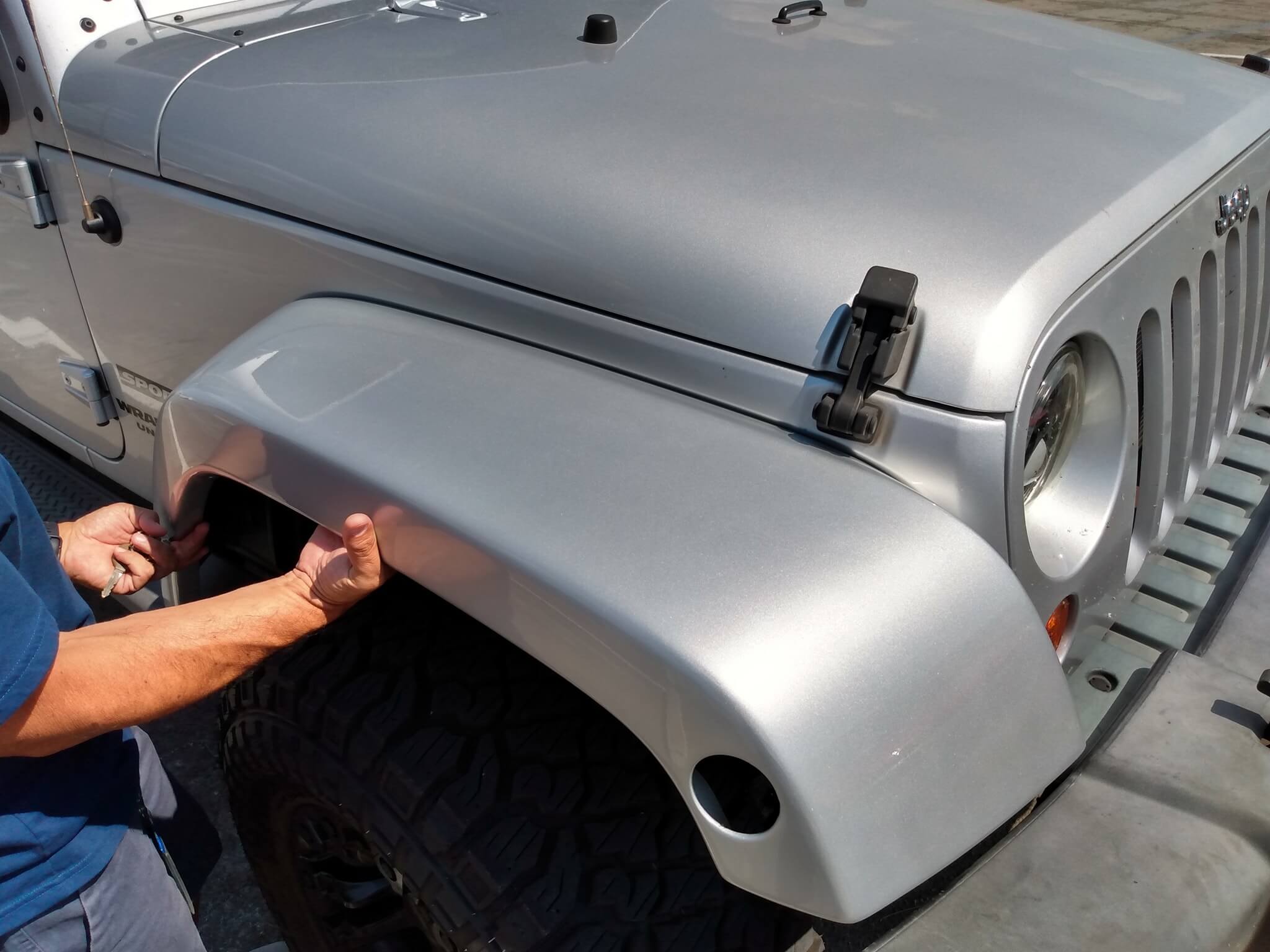 Tamco Paint HC4100 Glamour Clearcoat on Jeep Wrangler