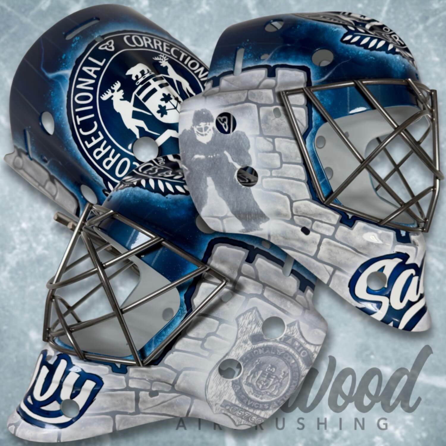 Tamco Paint HC9500 Hi-Speed Impact 30 Min Clearcoat on Hockey Mask