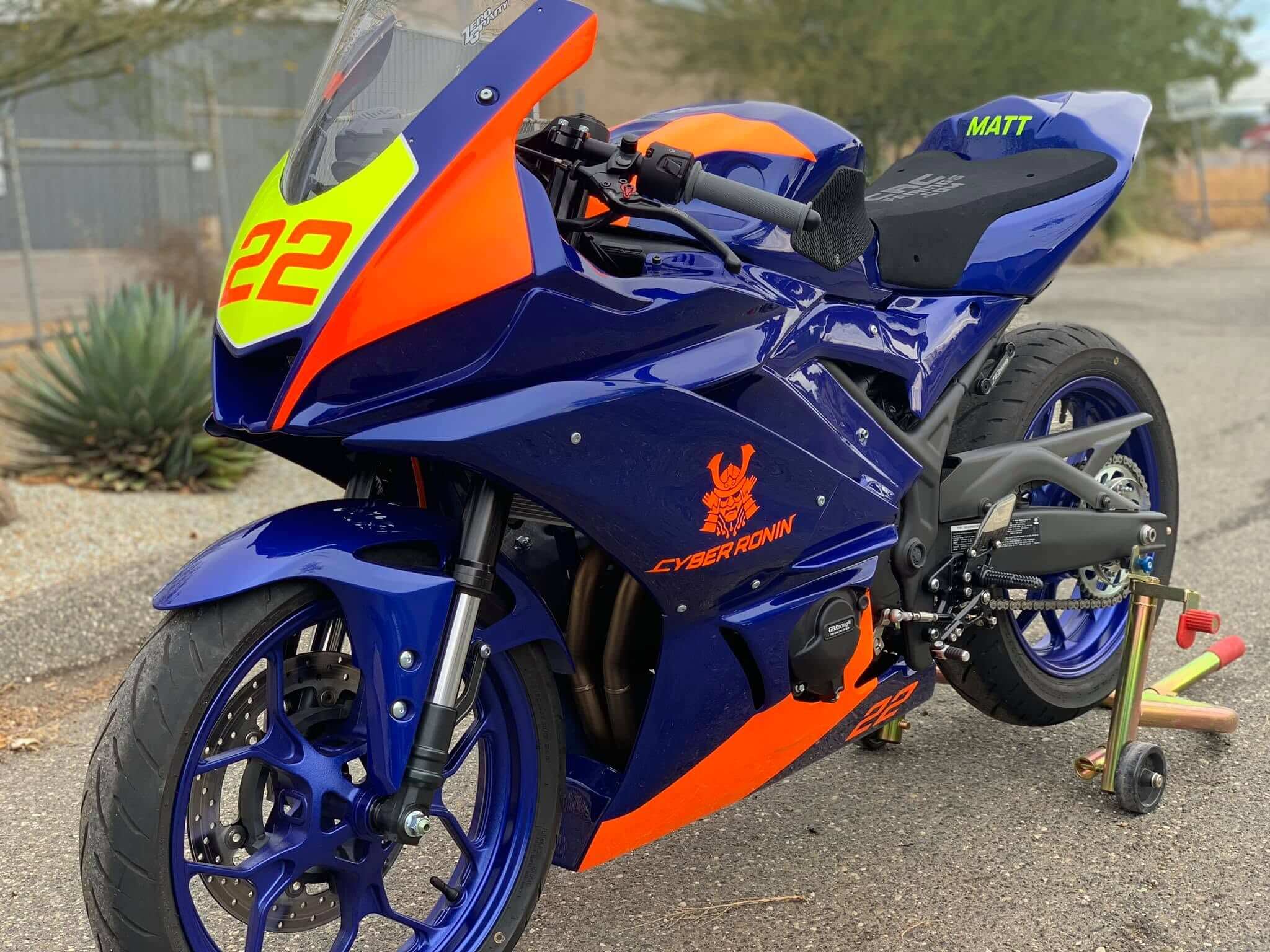 HC9500 HI-SPEED IMPACT 30 MIN CLEARCOAT | SHREDDOG HYDROGRAPHIC DESIGNZ | YAMAHA YZF-R3
