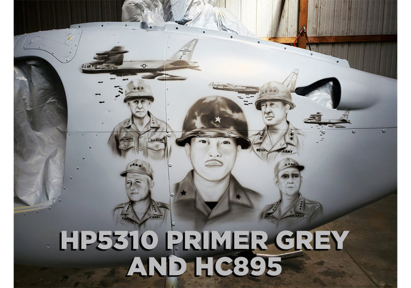 HP5310 PRIMER GREY AND HC895  | HC7600 | HELICOPTER