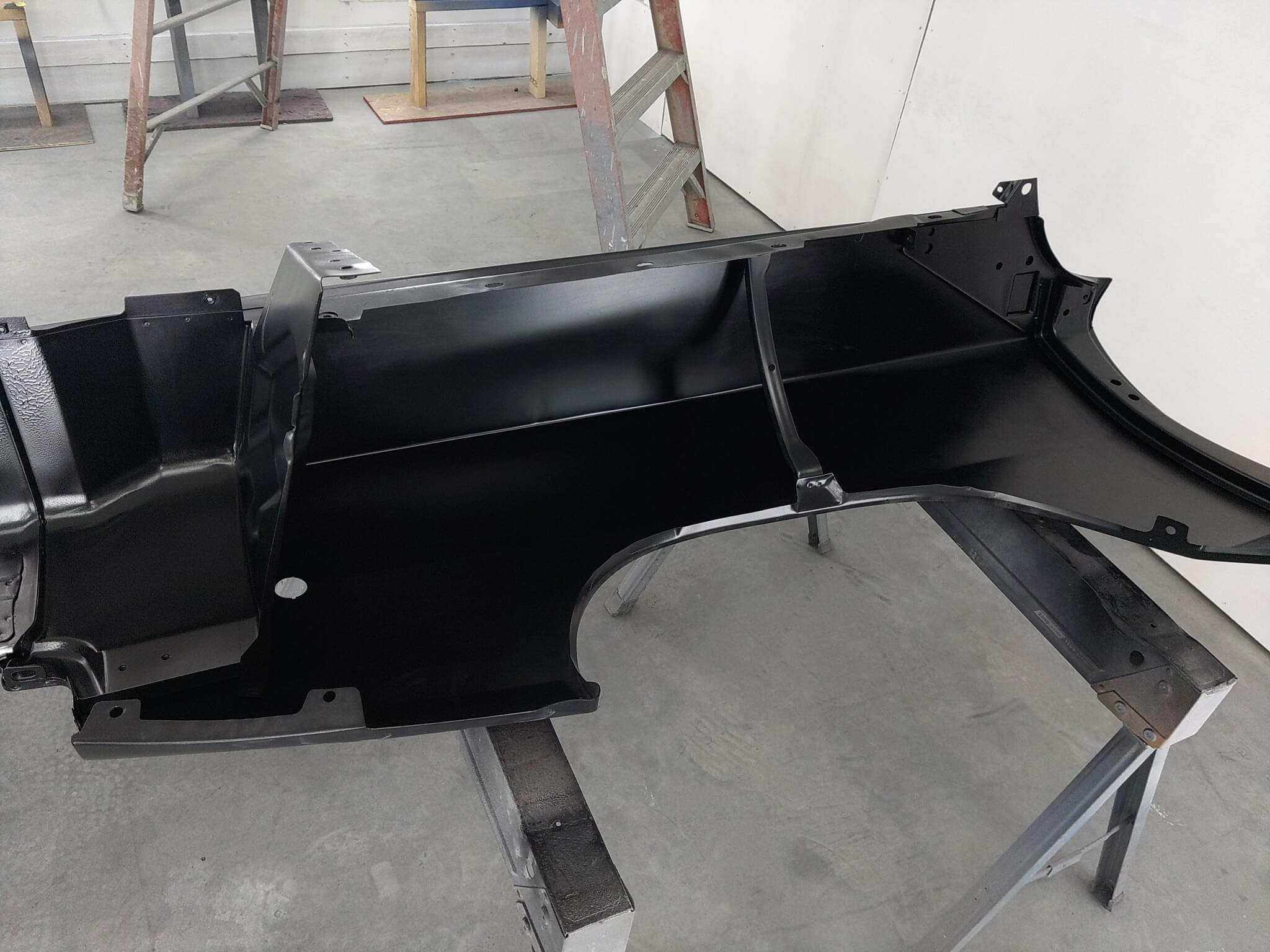 Tamco Paint HP662 Black DTA Epoxy on Fenders