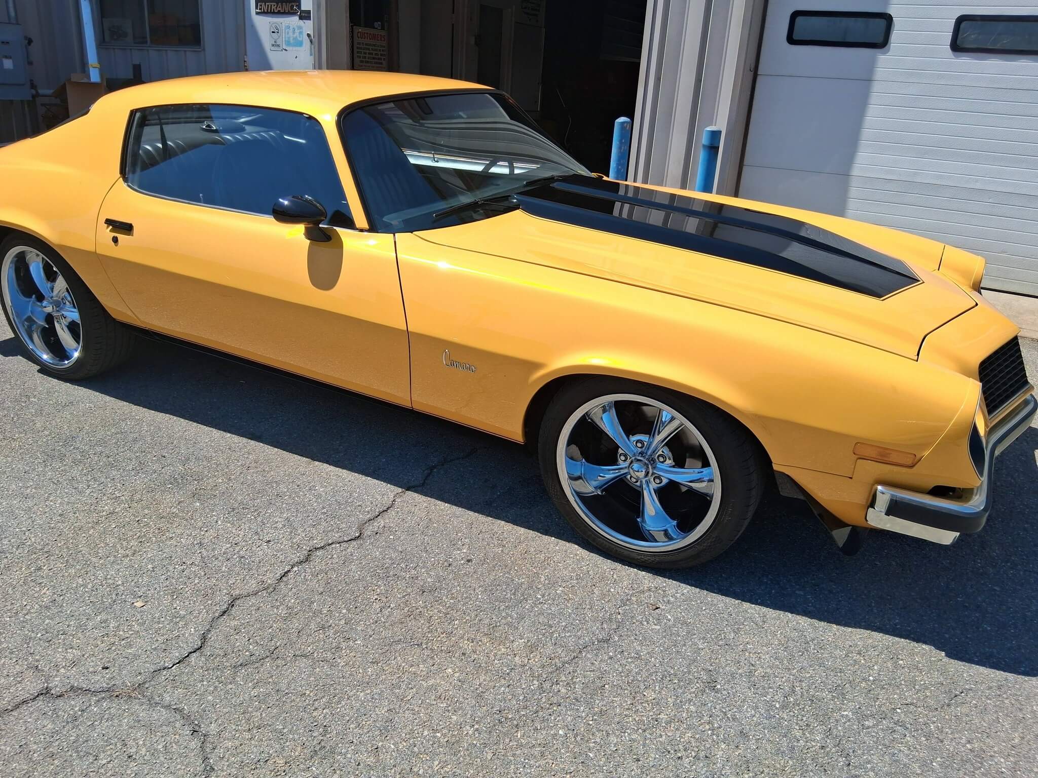 Tamco Paint Honda Rio Yellow OEM Basecoat in Chevrolet Camaro