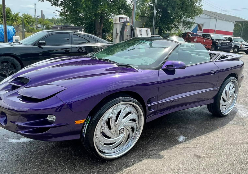 Tamco paint Violent Violette in 2002 Pontaic Firebird