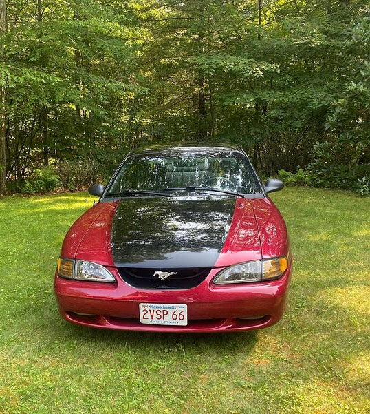 Tamco Paint Ford Laser Red Metallic in 1994 Ford Mustang
