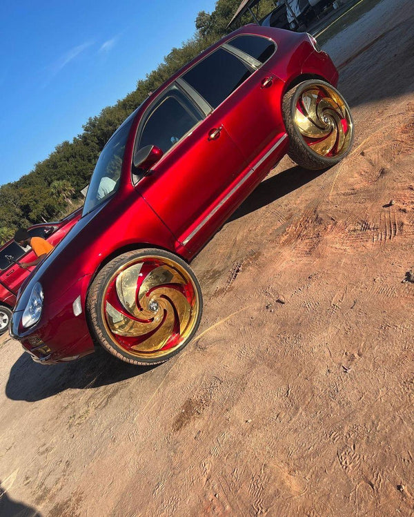 Tamco Paint OG Red & Cabernet Candy Concentrate 2005 Porsche Cayenne