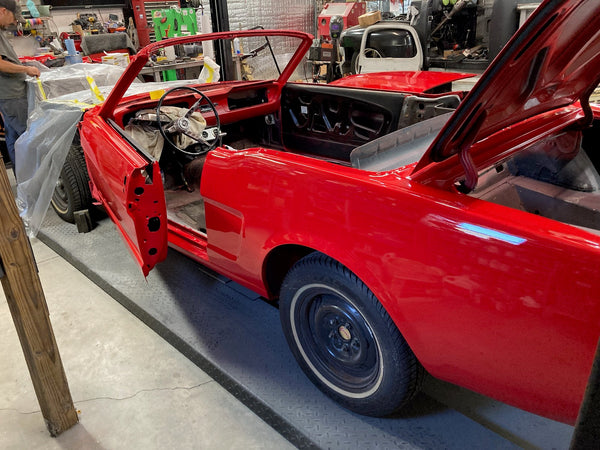 Tamco Paint Ford Rangoon Red in Ford Mustang