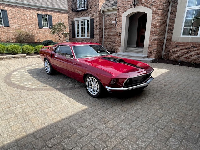 Tamco Paint Rock-it-Red in 1969 Ford Mustang Boss 429 Restomod