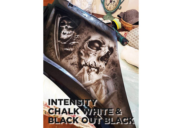 xxxINTENSITY CHALK WHITE AND BLACK OUT BLACK | HC-4100 | BIKE