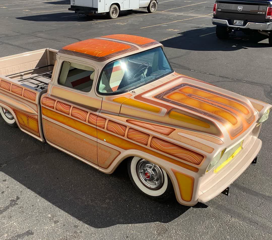 Tamco Paint Ivory Pearl in 1958 Chevrolet Apache