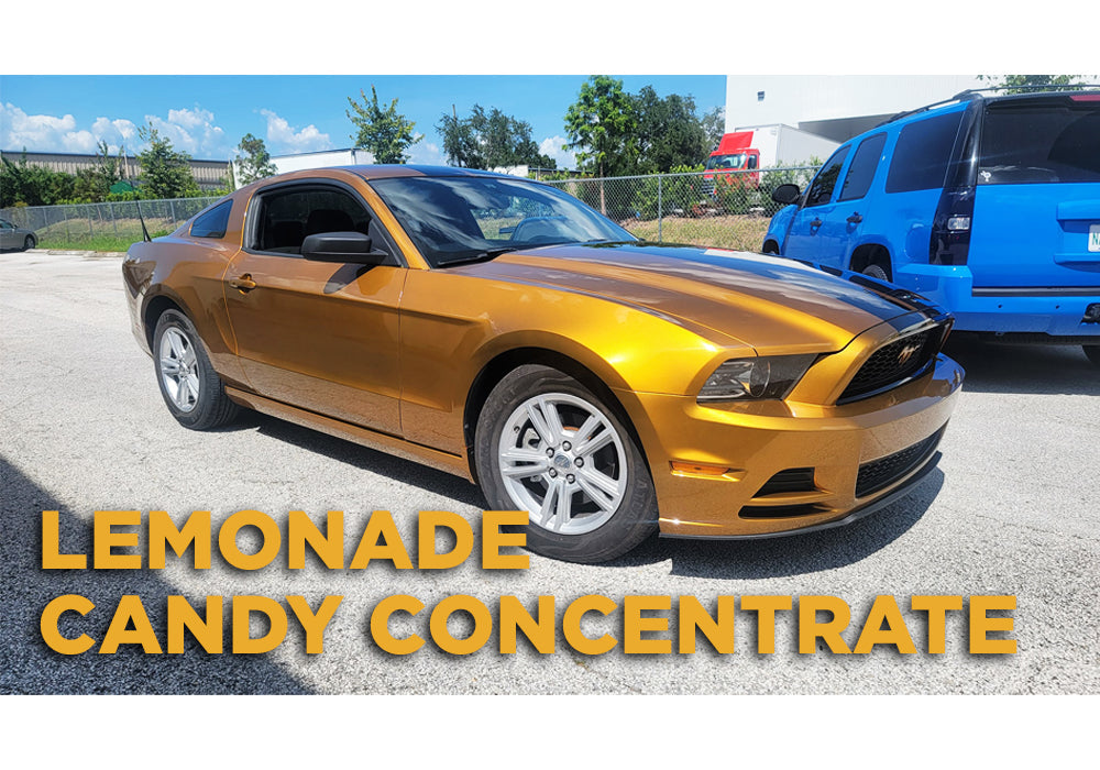 Tamco Paint Lemonade Candy Concentrate in 2010 Ford Mustang GT