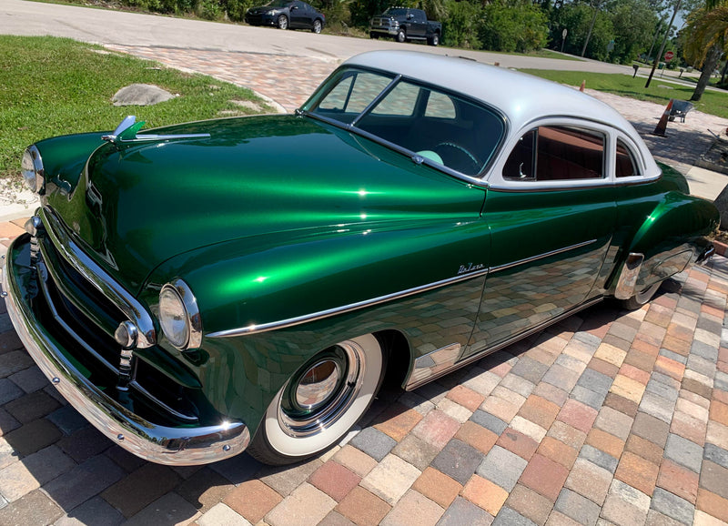 1950 CHEVY COUPE | LEAD SLED GREEN | DANEAL FRANK