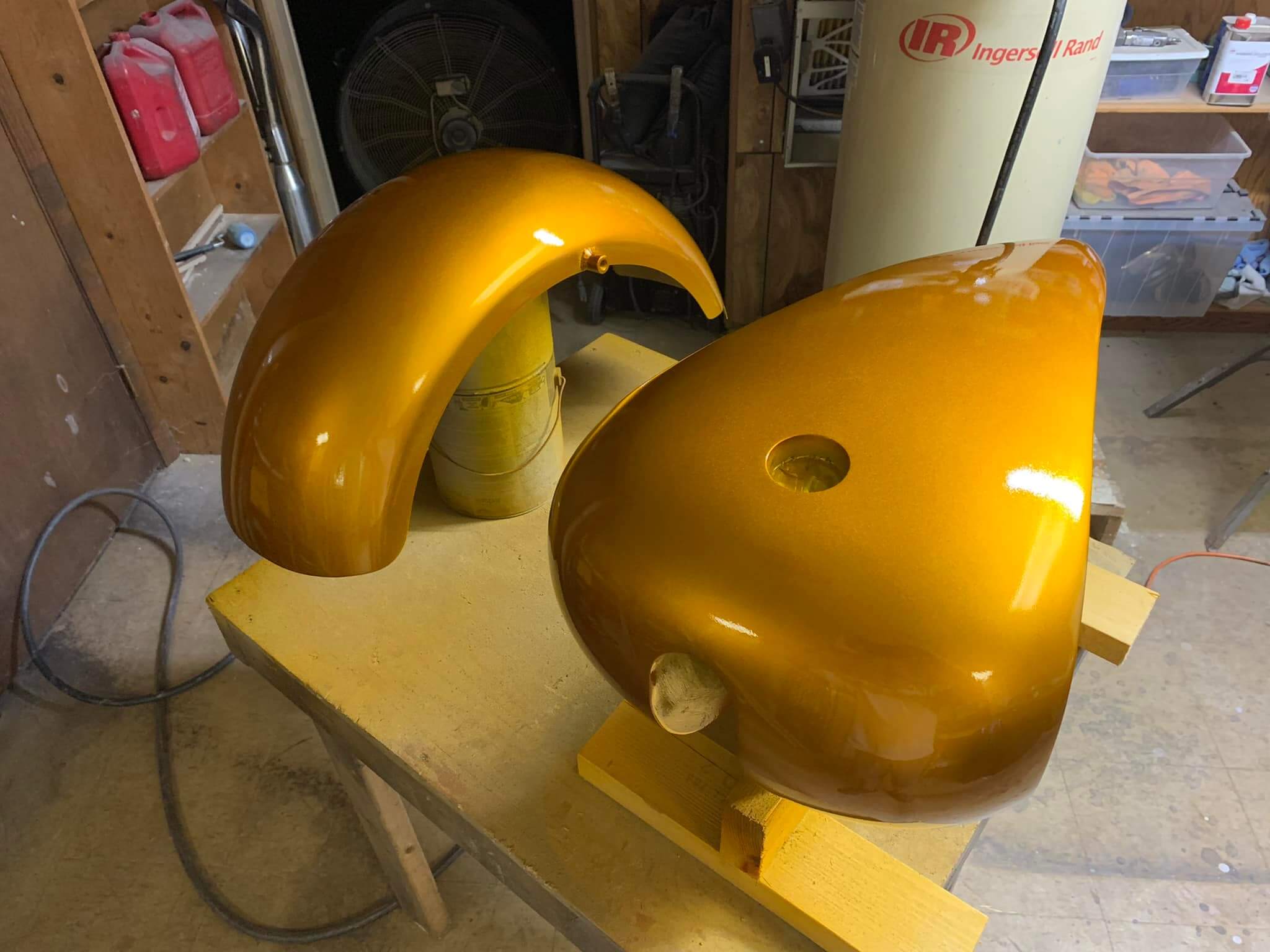 Tamco Paint Lemonade Candy Concentrate on Motorcycle Parts