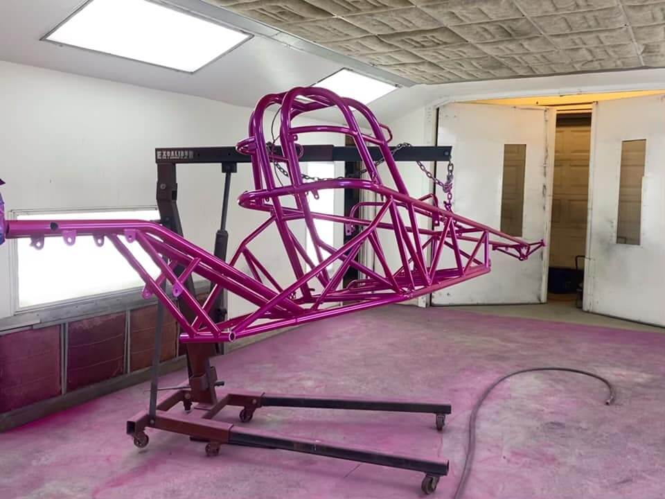 Tamco Paint Lipstick on Junior Dragster Frame