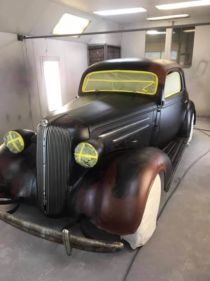 Tamco Paint Matte Clearcoat Kit on 1936 Chevrolet Coupe