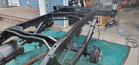 TAMCO PAINT MONOCOAT 1K DIRECT TO RUST - BLACK in Truck Frame