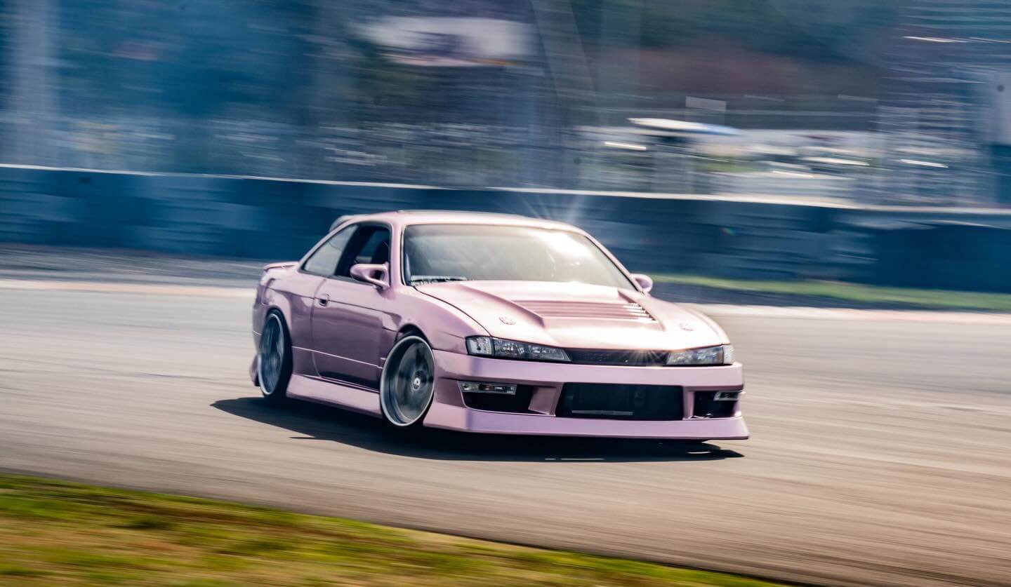 Tamco Paint Monroe Pink on Nissan Silvia S14
