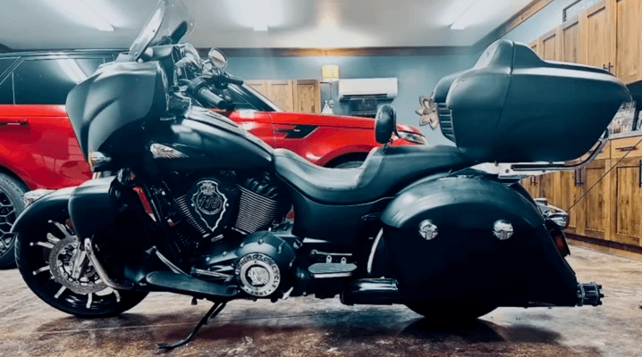 Tamco Paint Murdered Out Black on Motorcycle Parts