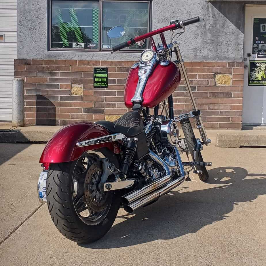 Tamco Paint OG Red - Candy Concentrate on Harley Davidson Dyna