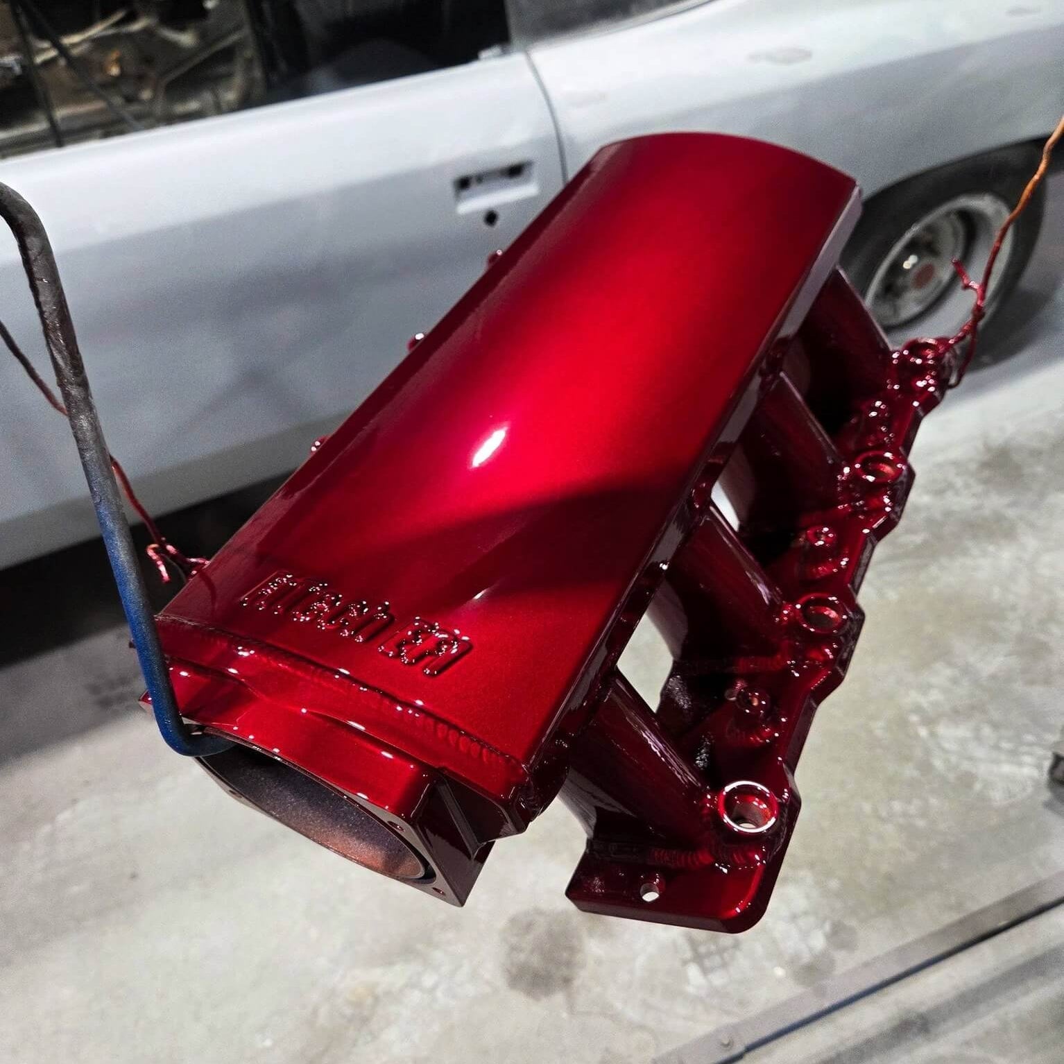 Tamco Paint OG Red - Candy Concentrate on Intake Manifold