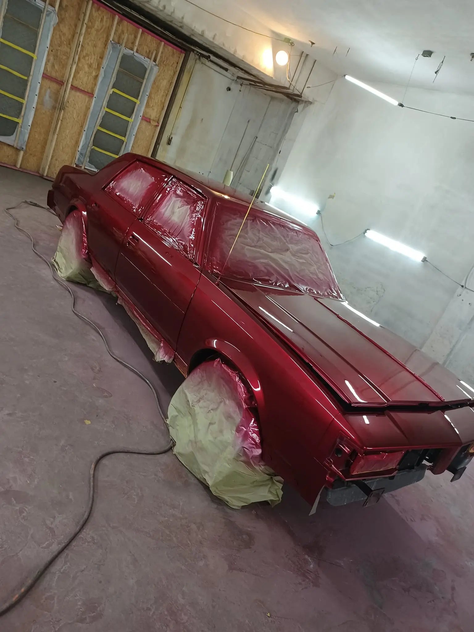 Tamco Paint OG Red Candy Pearl Basecoat on 1980 Chevrolet Caprice