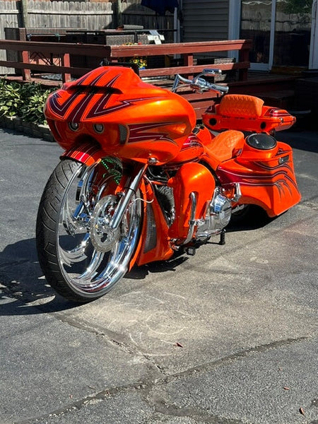 ORANGESICLE | STEVE HENNIS | HARLEY-DAVIDSON BAGGER