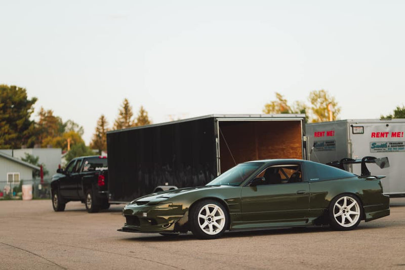 Tamco Paint Porsche Nato Olive | L6H | 2020 | OEM Basecoat in 1998 Nissan 240SX (S13)