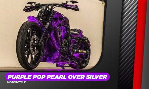 PURPLE POP PEARL OVER SILVER | MOTORCYCLE | STEVE RICHARDSON