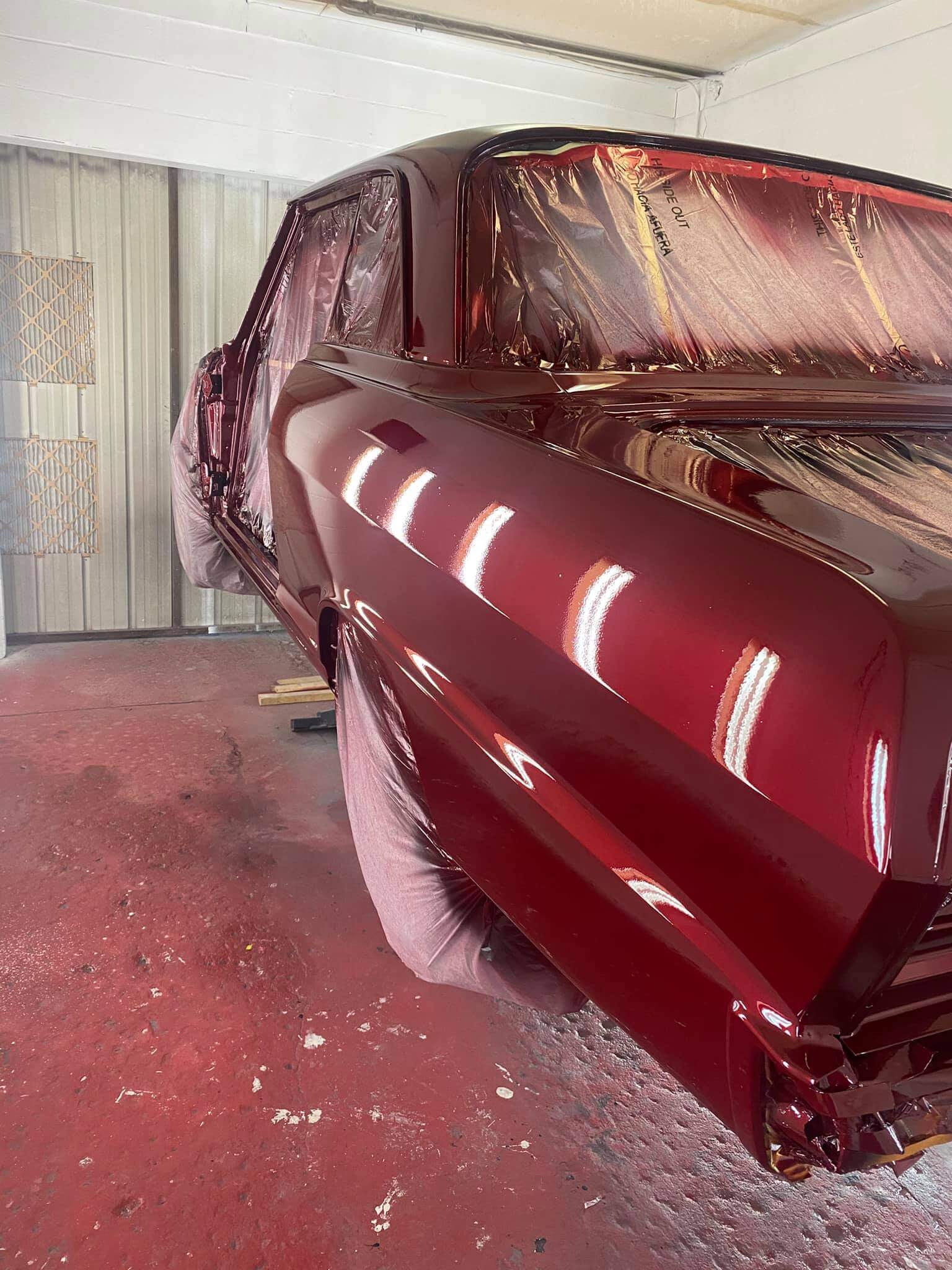 Tamco Paint Rock It Red on Chevrolet Nova