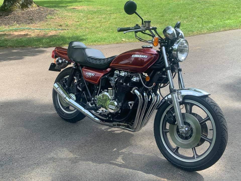 Tamco Paint Rock It Red on 1976 Kawasaki KZ900 LTD