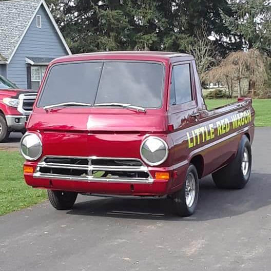 Tamco Paint Rock It Red on 1965 Dodge A100