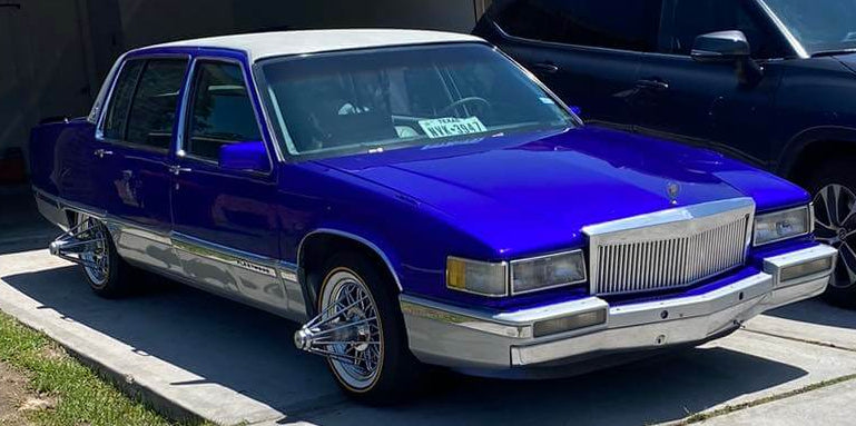 Tamco Paint Socal Blue Candy Pearl in Cadillac Fleetwood