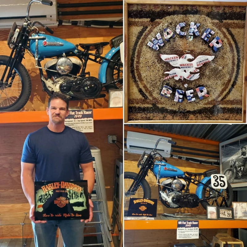 Tamco Paint SoCal Blue Candy & Murdered Out Black in Harley-Davidson Flat Track Racer