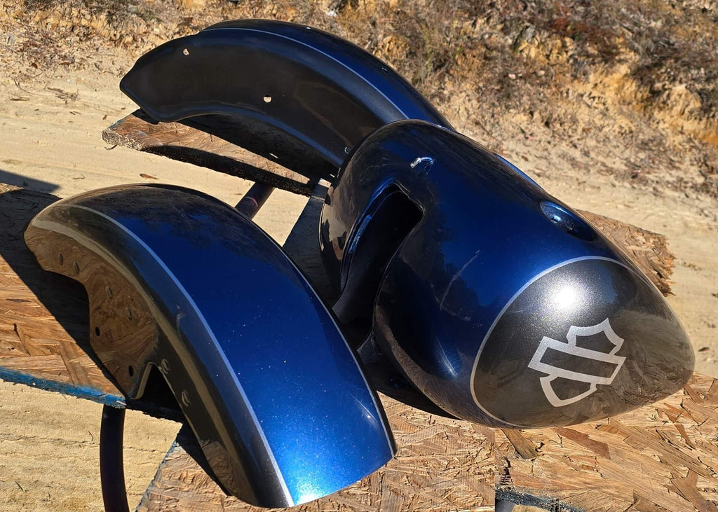 SLICK SILVER METALLIC & SMOKE METALLIC | CANDE CUSTOMS | MOTORCYCLE PARTS