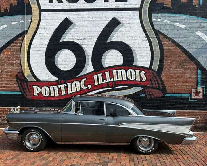 Tamco Paint Smoke Metallic on 1957 Chevy Bel Air 2 Door Hardtop
