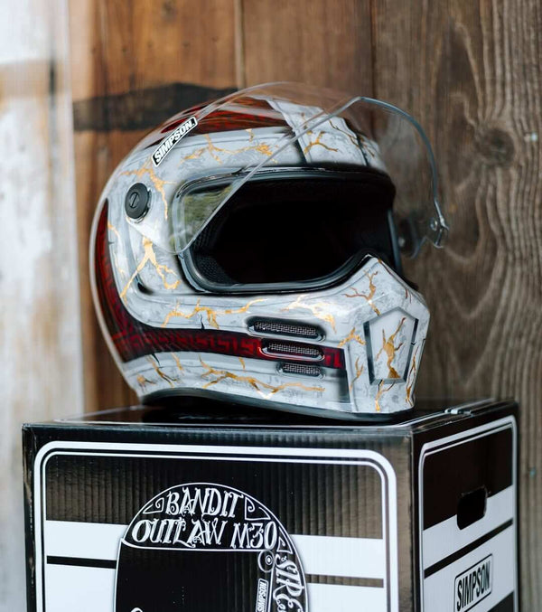 Tamco Paint CC3000 Candy Carrier Kit in Simpson M30 Bandit Motorcycle Helmet