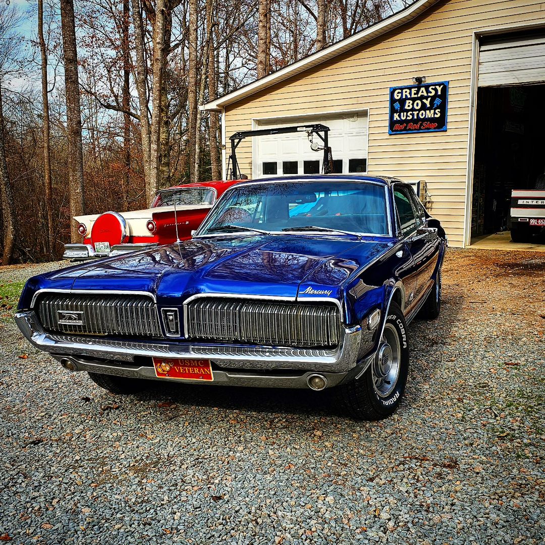Tamco Paint My Boy Blue in 1968 Mercury Cougar