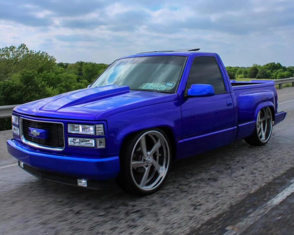 Tamco Paint SoCal Blue Candy in 1992 Chevrolet C/K 1500