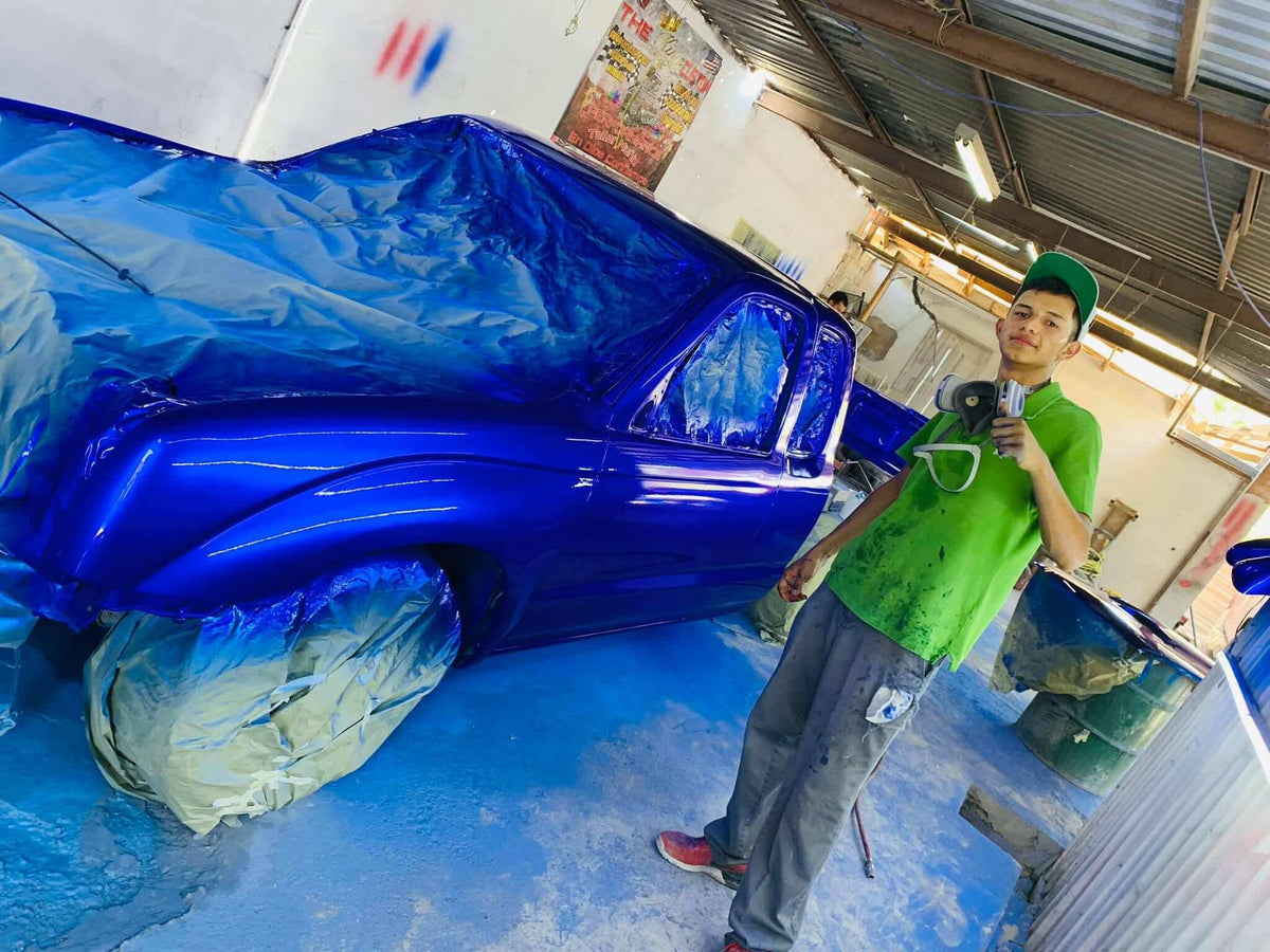 Tamco Paint Socal Blue Candy on 1980 Chevrolet C10 Pick Up Truck