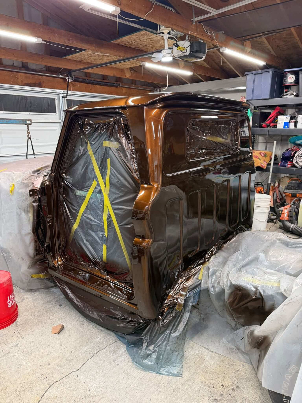 Tamco Paint Toyota Sunset Bronze on Truck Cab