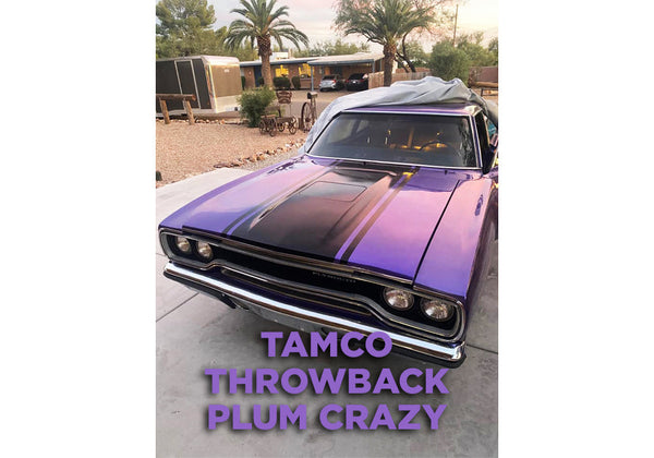 Tamco Paint Tamco Throwback Plum Crazy in 1972 Plymouth Road Runner