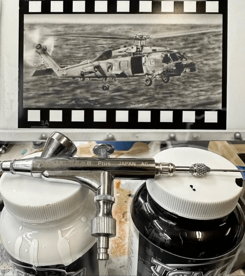Tamco Paint Tamco Intensities Airbrush Painting U.S Helicopter