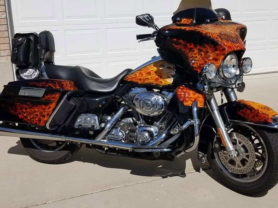 Tamco Paint Tamco Intensities on Harley Davidson Touring Model