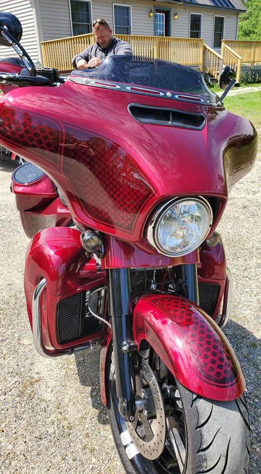 Tamco Paint Tamco Intensity Black Out Black on Harley Davidson Street Glide