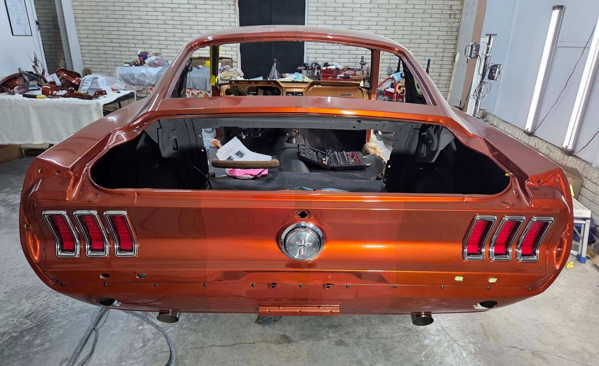 Tamco Paint Tiger Orange on 1967 Ford Mustang