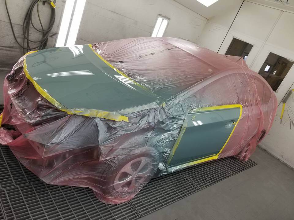 Tamco Paint Toyota Sea Glass Pearl on Honda Accord