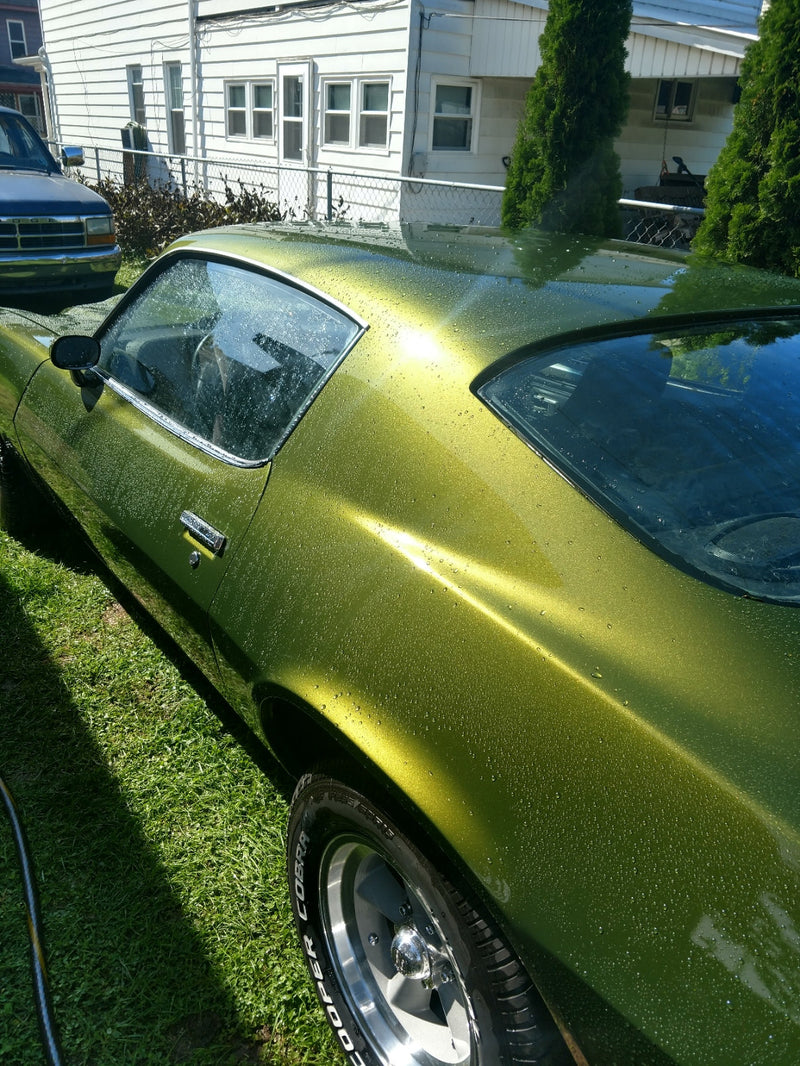 Tamco Paint Yuengling Green in 1972 Camaro