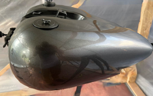 Tamco Paint Smoke Metallic in Motorcycle Gas Tank