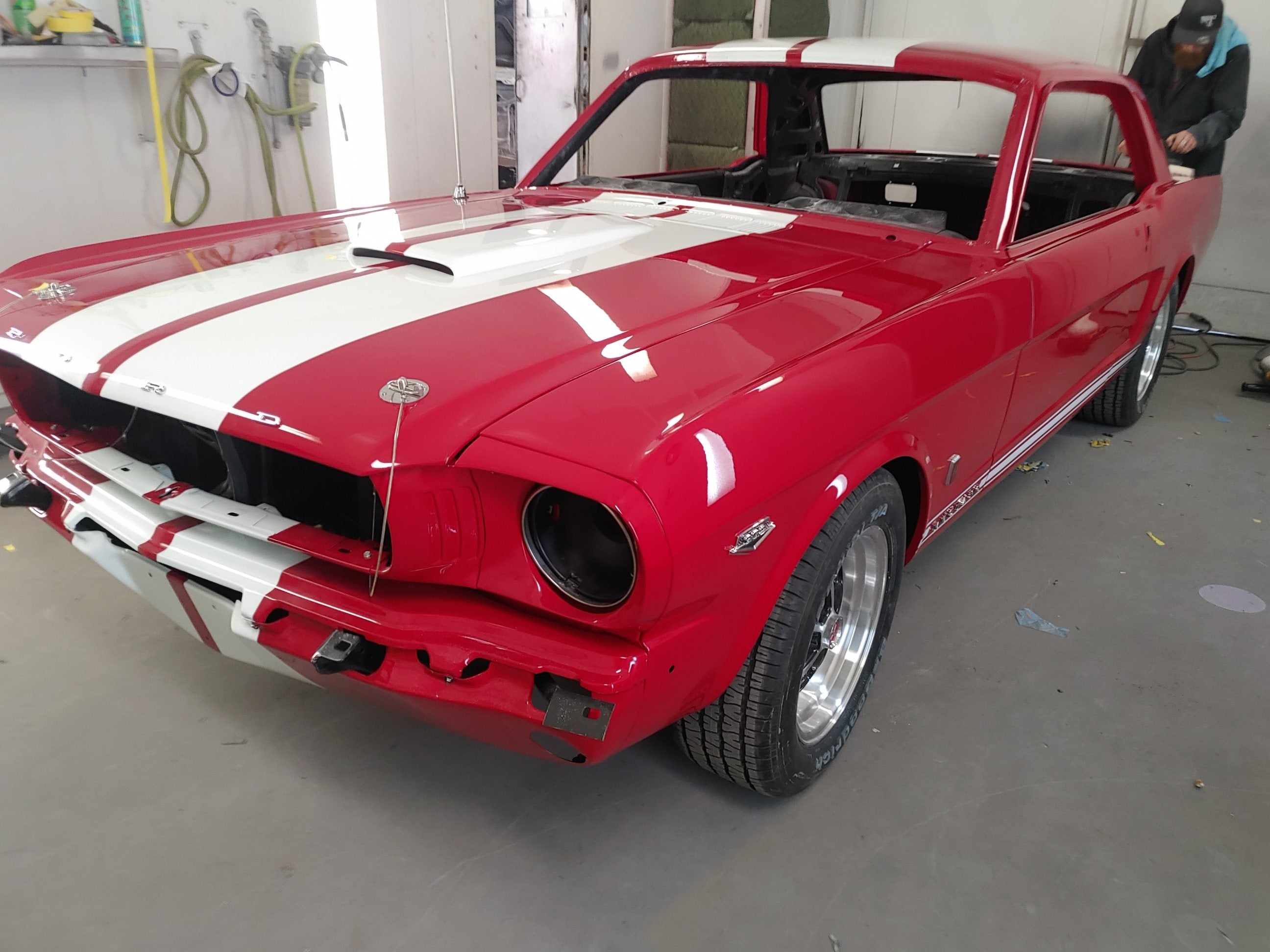 Tamco Paint Ford Candy Apple Red in 1966 Ford Mustang