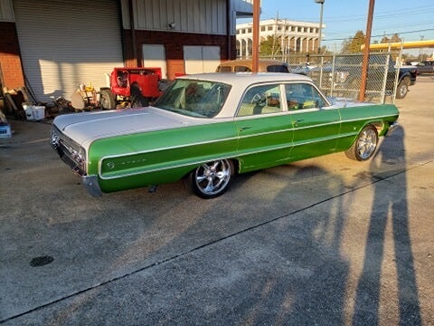 Tamco Paint Drag n Green Metallic in 1963 Chevrolet Impala